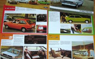 1980 Ford Fiesta esite - suomalainen - KUIN UUSI