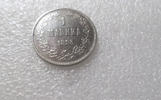 1  mki 1893   hopeaa   siistikuntoinen    kl 8 .