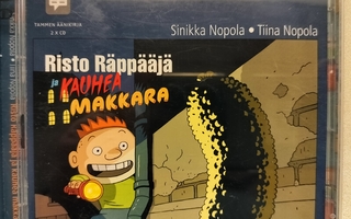 RISTO RÄPPÄÄJÄ-KAUHEA MAKKARA-Äänikirja,2CD, v.2011, TAMMI