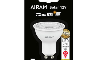 Airam led 12 V LED PAR16 827 380lm GU10 12V 36D