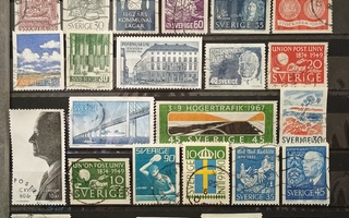 Ruotsi postimerkit 36kpl