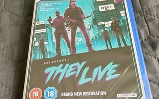 Pahan kehä - They Live (1988) Blu-ray **muoveissa**