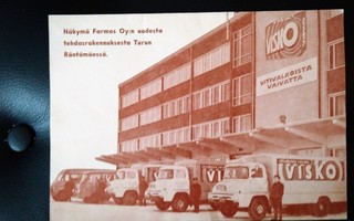 Joukkoristiside - vanha FARMOS - yhtiön VISKO- mainos (1958)
