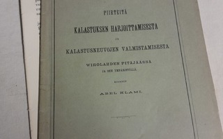 abel klami piirtitä kalastuksesen harjottamsesta v 1892