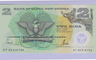 Papua New Guinea 2 Kina v.2002 UNC P-16d Polymer