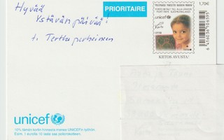 Ehiökortti :  UNICEF / Karto -ystävänpäiväkortti