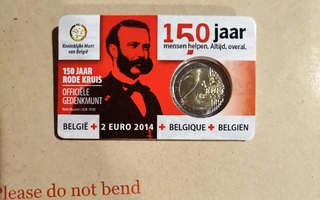 Belgia 2€ 2014 kortissa