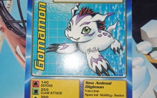 Gomamon 1999 bandai digimon card
