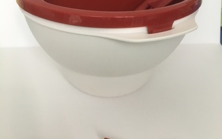 Tupperware micro Deli Dip punainen valkoinen