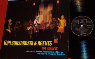 TOPI SORSAKOSKI & AGENTS - In Beat - LP 1986 EX-