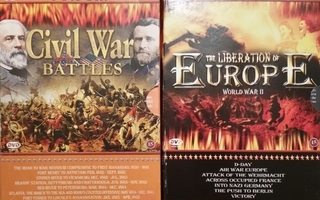 CIVIL WAR BATTLES+THE LIBERATION OF EUROPE  WW II- 14DVD