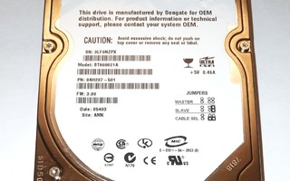 Seagate 2.5" 60 Gb ide-kiintolevy ST960821A