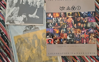Led Zeppelin Tight but loose kirja + 2 sinkkua setti
