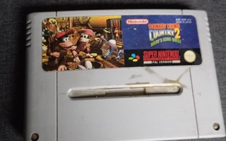 Donkey kong country 2. Diddy's kong quest.  Snes