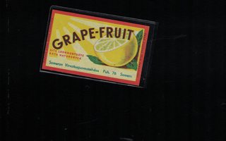 GRAPE-FRUIT Someron Virvoitusjuomatehdas