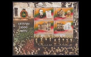 Liettua 937-40BL34 ** Latvia 1000v (2007)