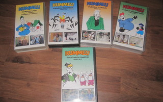 KUMMELI VHS x 5 - Kyllä lähtee!