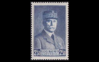 Ranska 505 ** Marsalkka Pétain 2.50 Fr (1941)