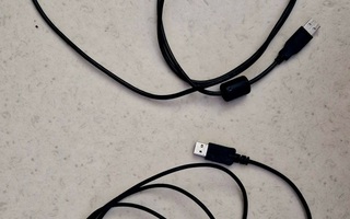 USB 2.0 A - Mini-B, uros - uros kaapelit 2kpl