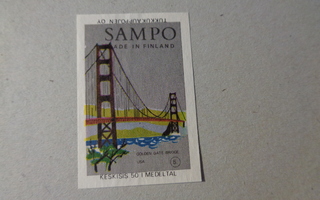 TT-etiketti Sampo - Golden Gate Bridge, USA