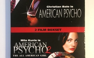 American Psycho 1 + 2 (2DVD) Christian Bale ja Mila Kunis