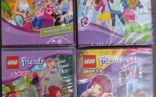 LEGO FRIENDS  DVD X 4  13 JAKSOA