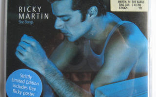 Ricky Martin: She bangs - Cd EP  (Sis. JULISTE) Harvinainen