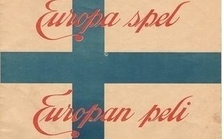 Europan peli (Juusela & Levänen 1918)