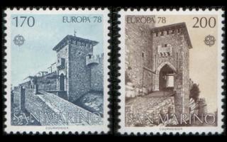 San Marino 1156-7 ** Europa (1978)