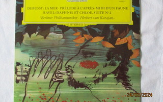 Debussy LA MER - PRELUDE & Ravel DAFNIS ET CHLOE (LP)