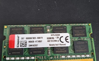 Kingston 8 Gt 1600 MHz DDR3L SO-DIMM