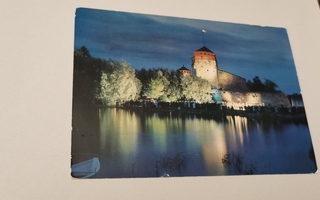 Olavinlinna, Savonlinna, kulkenut postikortti