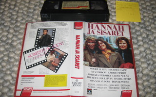 Hannah Ja Sisaret-VHS (FIx, Esselte Video, Woody Allen,1986)