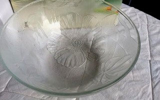 Carnation iso lasi kulho käyttämätön