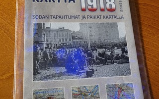 Sisällissodan kartta 1918