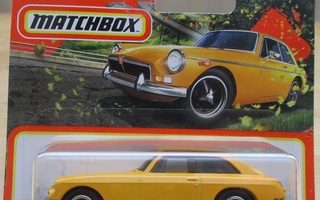 MGB GT Coupe 2 door Yellow 1971 Matchbox 1:64
