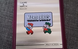 Nintendo game &watch Mario Bros. käsikonsoli
