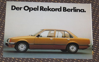 1978 Opel Rekord Berlina esite - KUIN UUSI