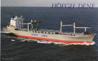 Laiva " Höegh Dene " Wärtsilä varustamokortti  p100