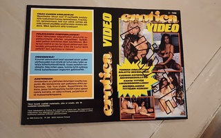 Erotica video 2-1986 VHS kansipaperi / kansilehti