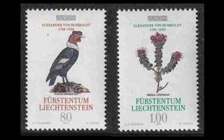 Liechtenstein 1079-80 ** Europa suuret löydöt (1994)