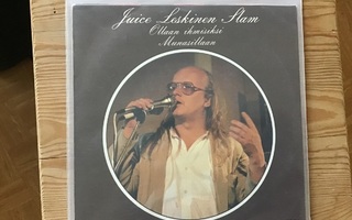 Juice Leskinen Slam Ollaan ihmisiksi / munasillaan 7”