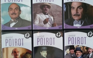 Poirot Kausia  6 Kpl -DVD