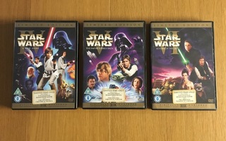 Star Wars Limited Edition DVD elokuvat