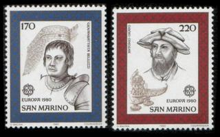 San Marino 1212-3 ** Europa (1980)