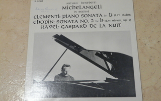 Arturo Benedetti Michelangeli – In Recital, siisti lp