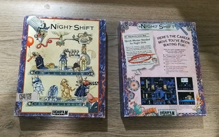 Nigth shift (Commodore, C64, Disk, Lucasfilm)