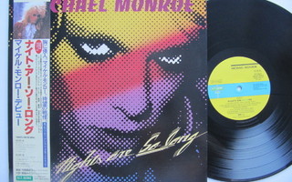 Michael Monroe Nights Are So Long Japanilainen LP OBI PROMO