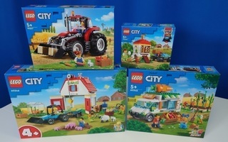 LEGO Farm collection - maatilan settejä 4kpl UUSIA!