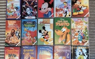 23 kappaletta Walt Disneyn ym.lasten videoita.